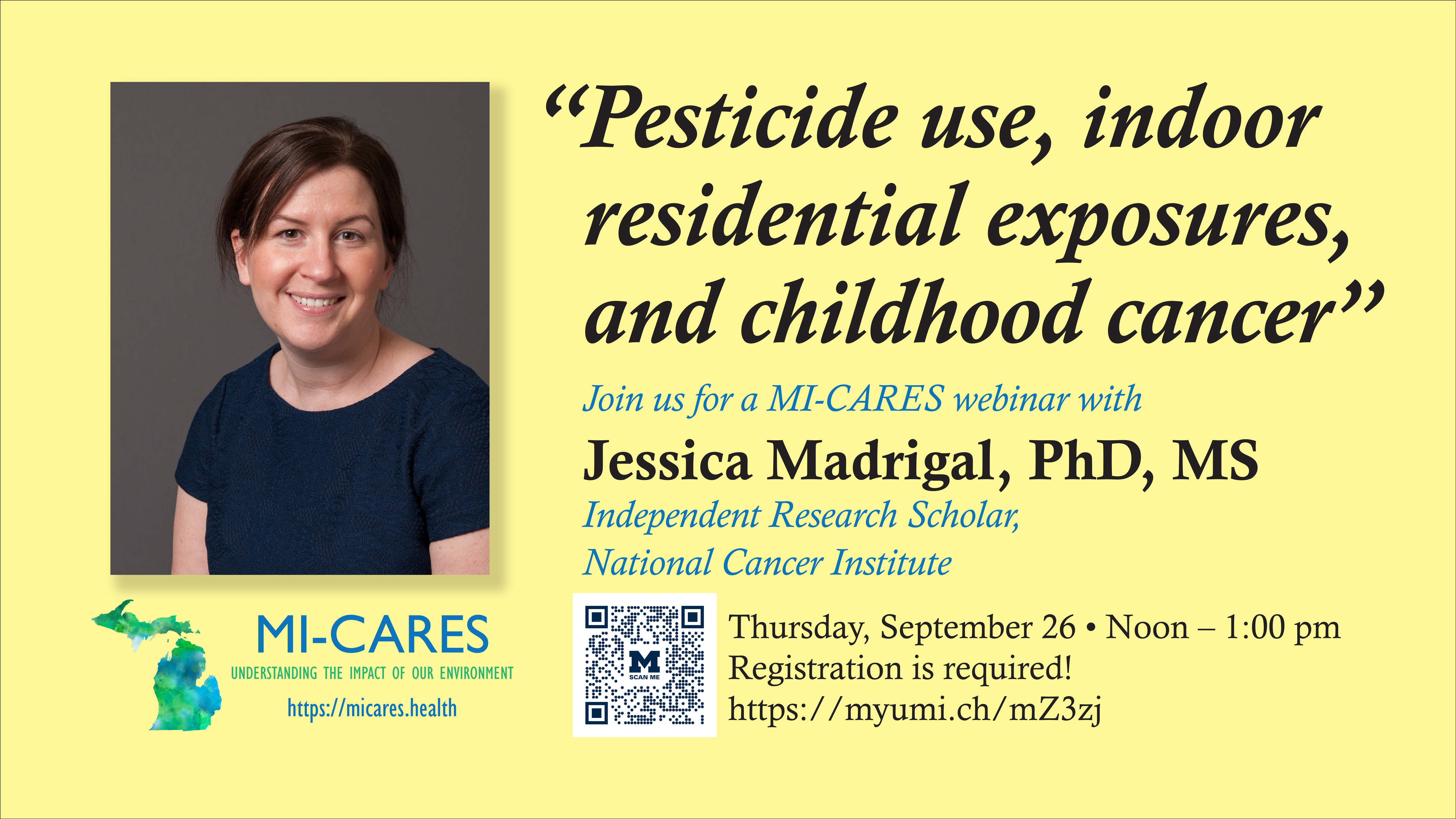 Video:  “Pesticide use, indoor residential exposures, and childhood cancer” with Jessica Madrigal, PhD, MS teaser image